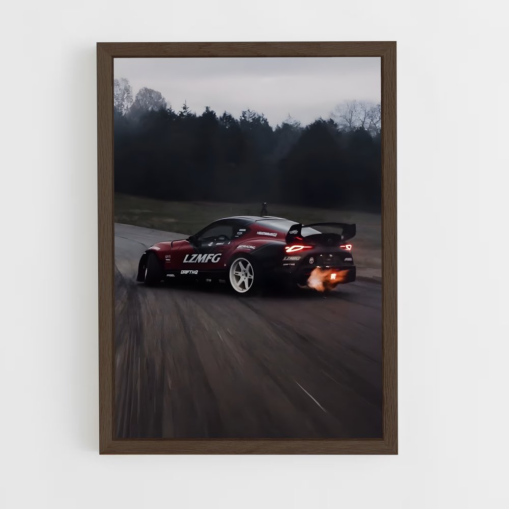 Poster Drift Infernal – affiche Toyota (vue 5)